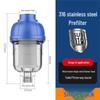 Stainless Steel Water Heater Filter with Scale Inhibitor for Washing Machines and Faucets