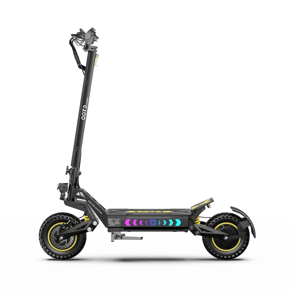 OOTD T10 PRO Electric Scooter with Dual 1300W Motors 52V 23.4Ah Battery for Extended Range & Strong Climbing Ability