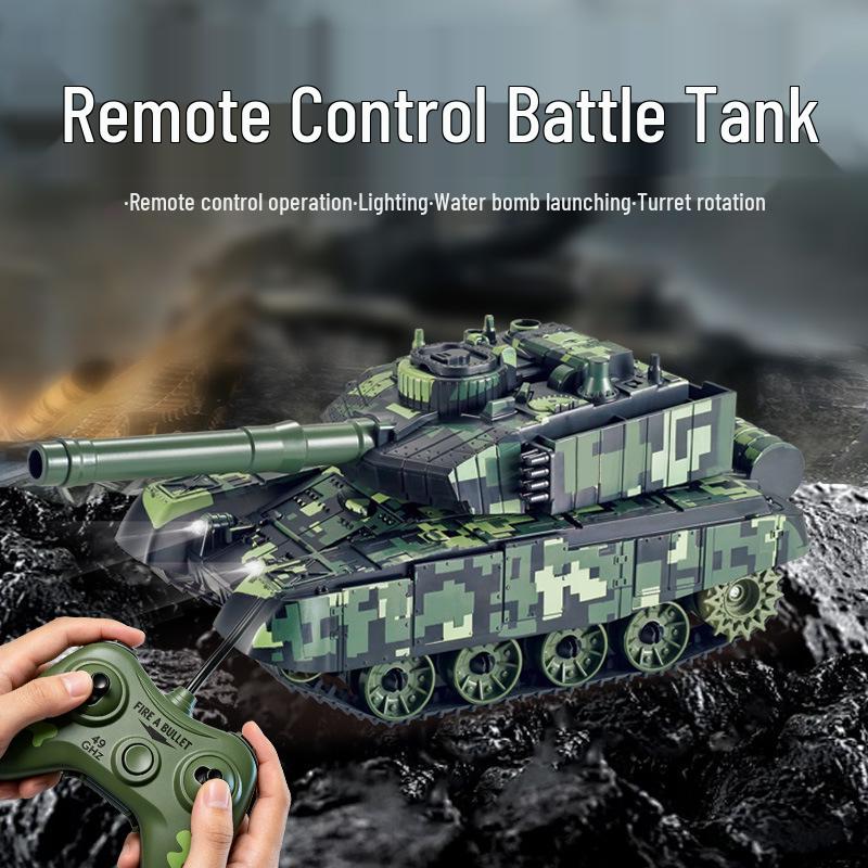 Remote Control Tank with Projectile Firing & Smoke Effect for Kids