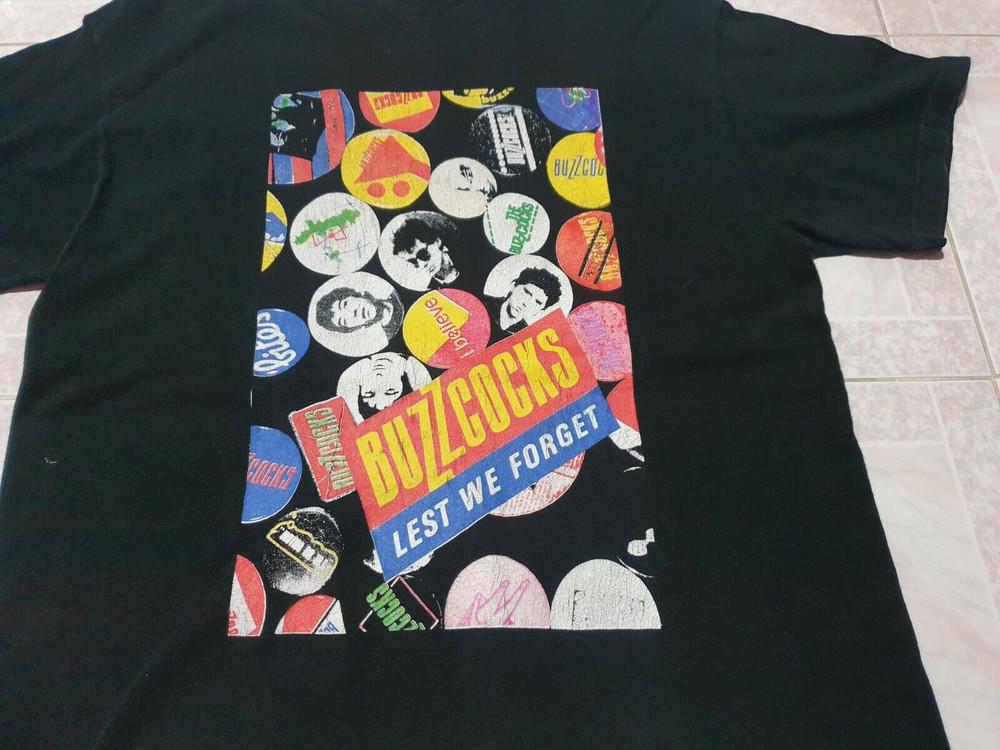 Buzzcocks Band Music Black T-Shirt Cotton All Size Unisex T-Shirt S