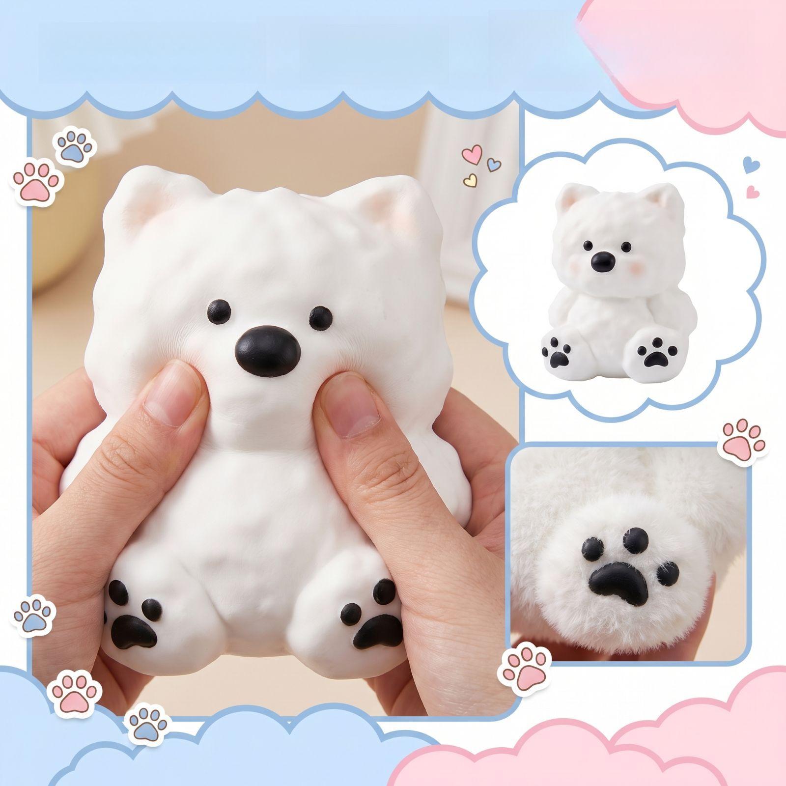 

Игрушка для снятия стресса Вест-терьер One Size белый