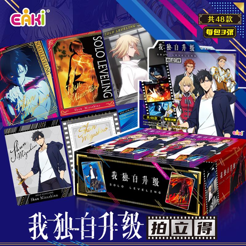 Genuine Solo Leveling Card Polaroid Series Sung JinWoo Cha HaeIn Comics Character Anime Collection Cards Toys Gift