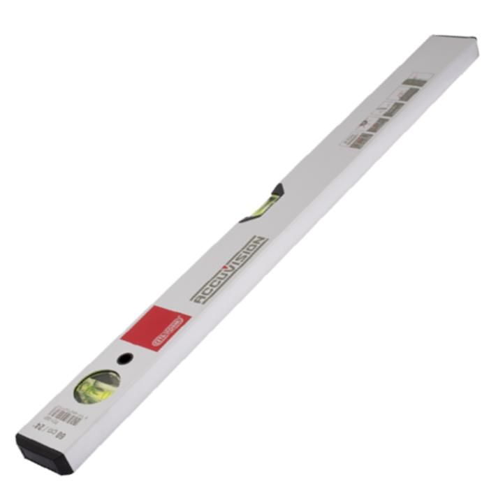 Professionelle Wasserwaage, 80cm lang, Aluminium