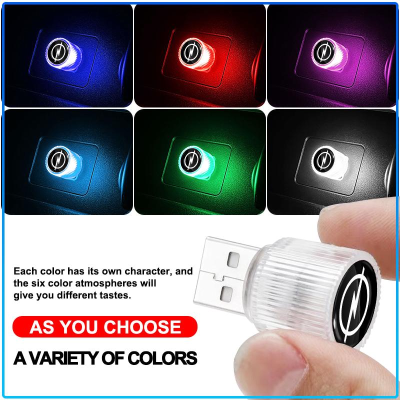 For Opel Astra H G Corsa Insignia Astra Antara Meriva Zafira Interior Car Interior Styling USB Atmosphere Light Portable Mini LED Party Lamp