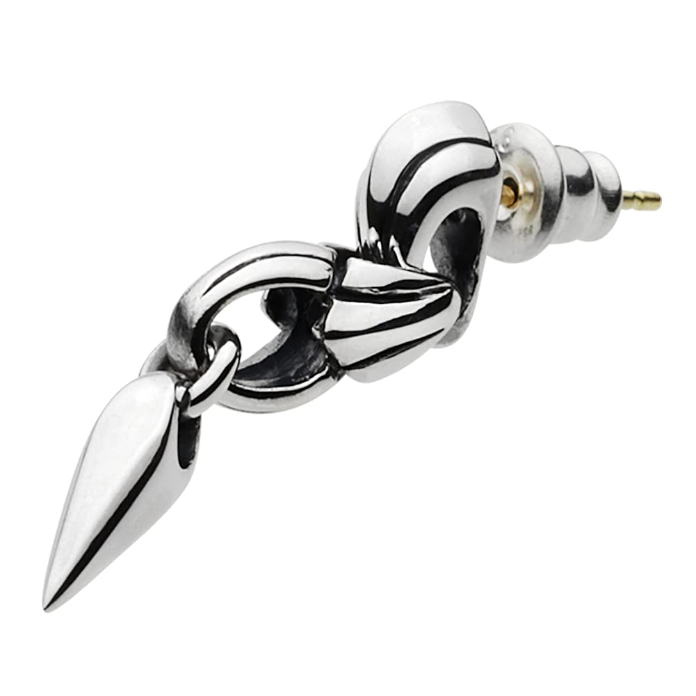 

Sharp Dagger Earrings 18K Gold Post 925 Silver fe0152 [Figmart] [Silver Accessories] срібний
