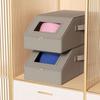 Yousheng Hat Storage Box Baseball Cap Organizer with Transparent Window Stackable Hat Case Holds Up To 12 Caps for Closet Dust-Free Storage