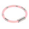 Anti Static Wrist Strap 8 Rings Pink Waterproof Washable Comfortable Wearing Silicone Bracelet for Jogging Winter