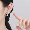 HuiSept Luxury Drop Earrings with Pearl Zircon Gemstone 925 Silver Jewelry for Female Wedding Bridal Promise Party Gift Ornament