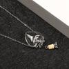 Keepsake Steel Chain Make Wishes Essential Oil Pendant Glaze Vial  Perfume Jewellery Memorial Jewelry