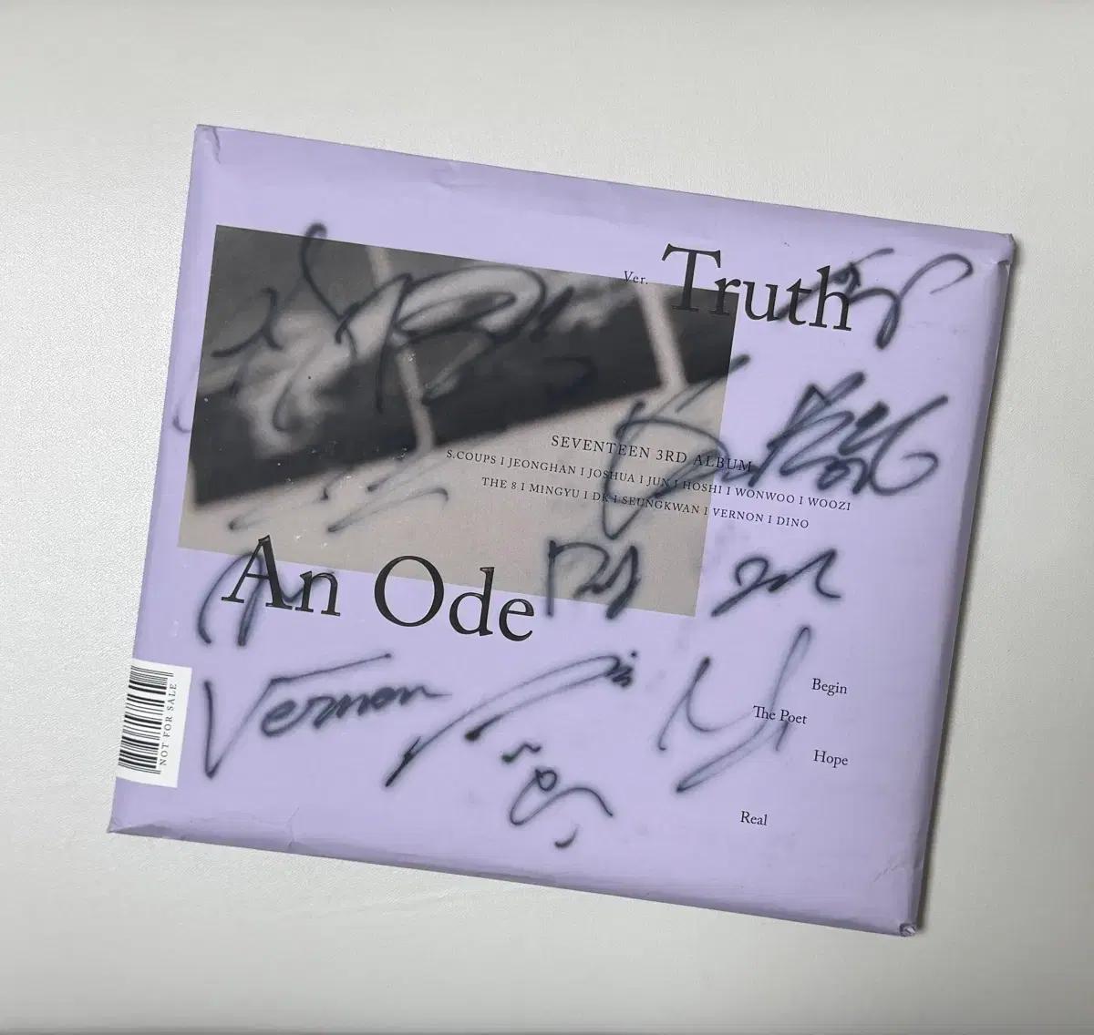 

SEVENTEEN an ode sign-in album transfer Used