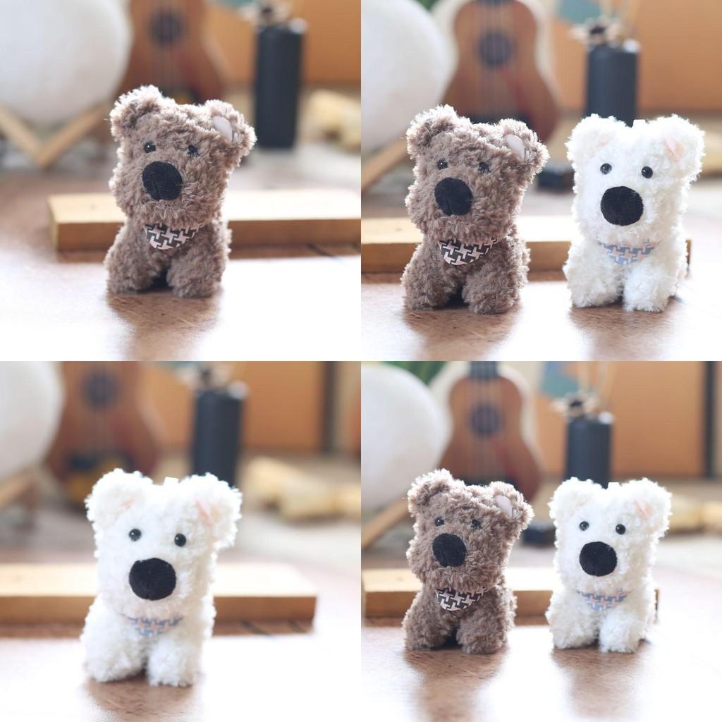 West Highland Miniature Dog Plush Keychain Bag Pendant Pp Cotton Toys Plush