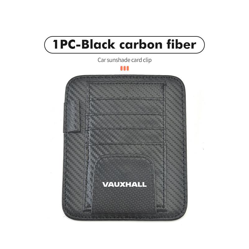 Car Sun Visor Organizer Storage Bag Card Glasses Holder Clip For Vauxhall Tigra Corsa VXR Astra D G J H Zafira Vectra