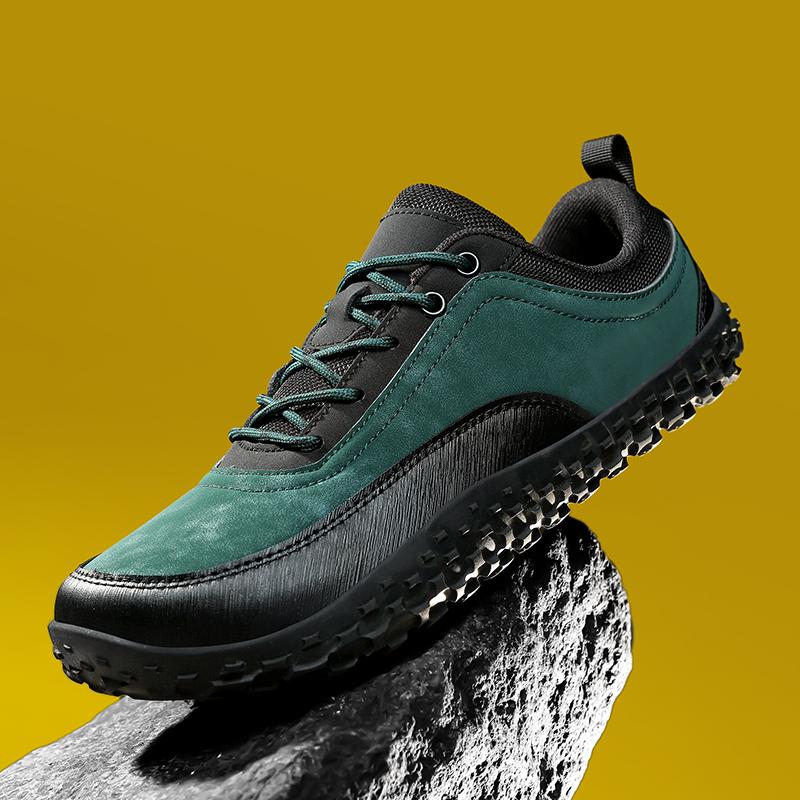 Fashion Vintage Style Casual Shoes Outdoor Leather Mens Sneakers Fashion Trend Sports Footwear Leisure Man Hiking Shoes Treking Footwear