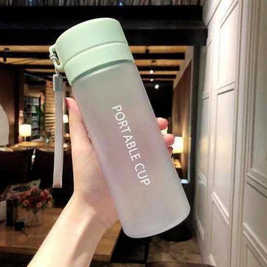 Large Capacity, Durable Sports Water Bottle for Students - Korean Style