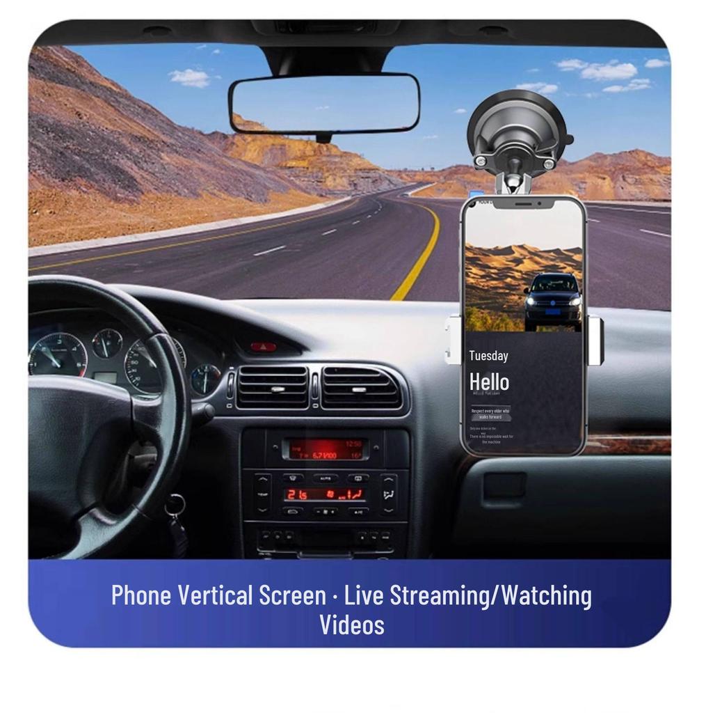 New Anti-Shake In-Car Suction Cup Mount for DSLR Cameras and Vlogging