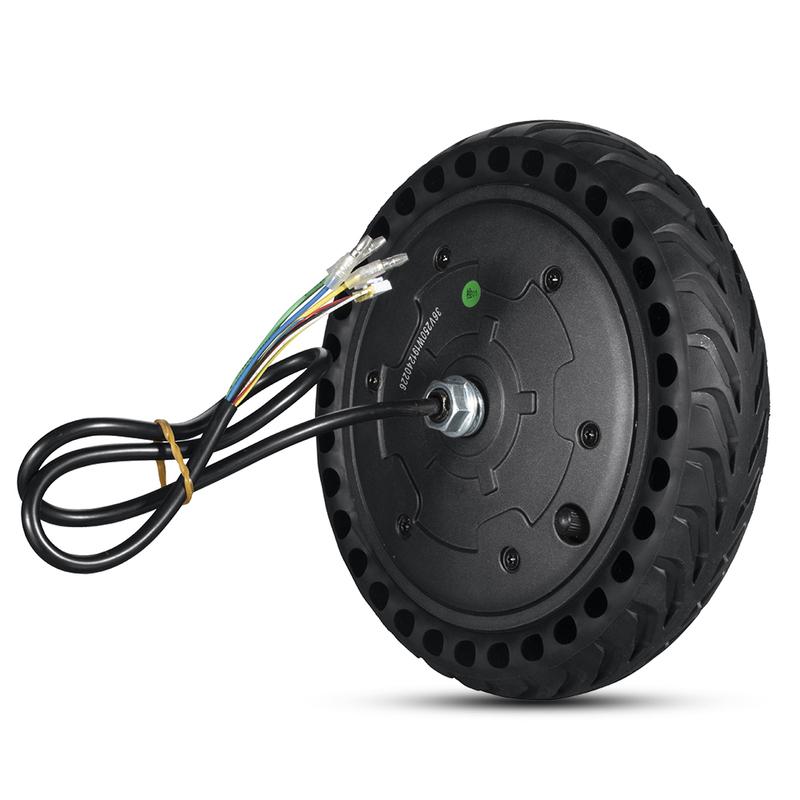 36V 300W Scooter Hub Motor Electric Wheel Motor 8.5inch Brushless Gearless Electric Scooter Motor Solid Tire