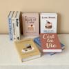 Elegant Paper Simulation Books Set of 5 for Stylish Interiors