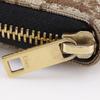 Dior Zip Around Purse 43BO.1215 Oblique Brown Canvas Women Used