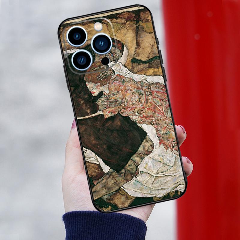 Egon Schiele Kunst Handyhülle Für iPhone 16 Pro 15 Pro 12 13 Mini 11 14 Pro Max XR 16 15 Plus 16e Hülle Coque