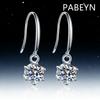 925 Sterling Silver Simple Temperament Versatile Six-claw Zircon Earrings Birthday Party Anniversary Gift Fashion Commuter