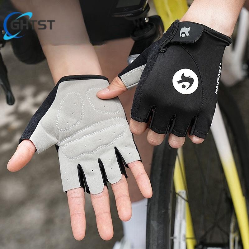 Non-slip Anti Half Finger Gloves Motorcycle Gloves MTB Road Bicycle Gloves for Spotrs Gym Fitness Half Finger Gloves Bicycle