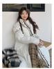 Women's 2024 Winter Fashion Extended Length Hooded Cotton Coat - Thick, Warm, and Over-Knee Style