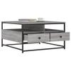  Coffee Table, Grey Sonoma Oak, 80x80x45 Cm