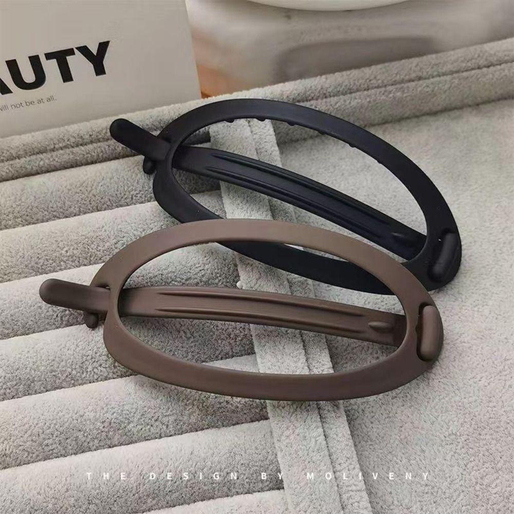 Top Clip Frosted Duckbill Clip Clamps Ponytail Holder Headwear Hair Claws  For Women Girls