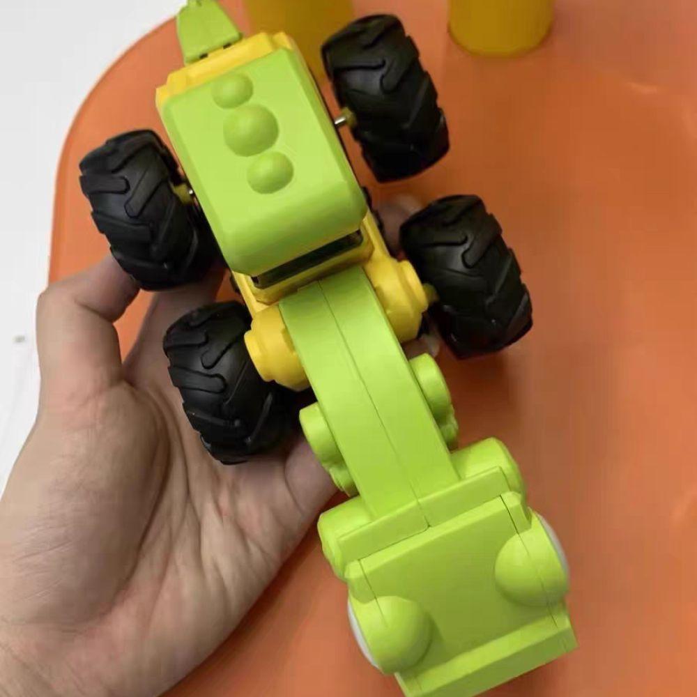 Press Children Pull Back Toy Car Puzzle Kids Excavator Car Toy  Boys Toy