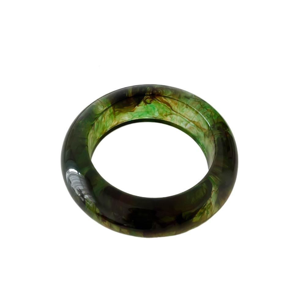 Bohemian Round Wide Bracelet Europe American Style Smudged Hand Ring  Gift