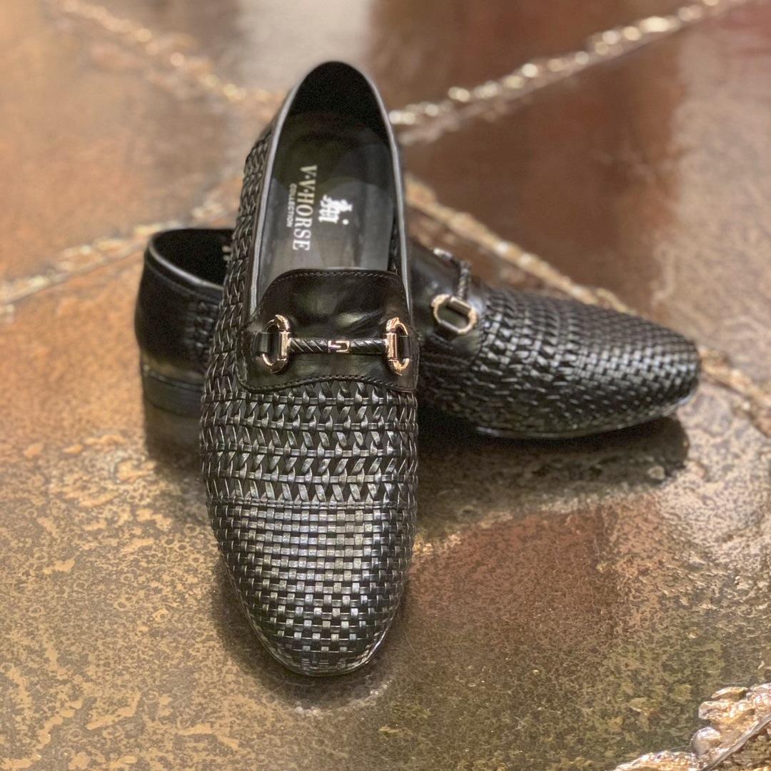 

Новая мужская обувь из натуральной плетеной кожи, повседневная и удобная, мужская обувь высокого качества, модная, универсальная, для бизнеса, с ощущением высокого статуса. 44