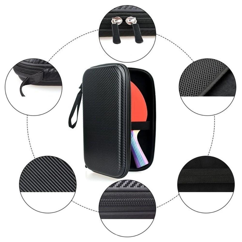 Waterproof Table Tennis Bag Zipper Closure Pingpong Paddle Bag Table Tennis Sports