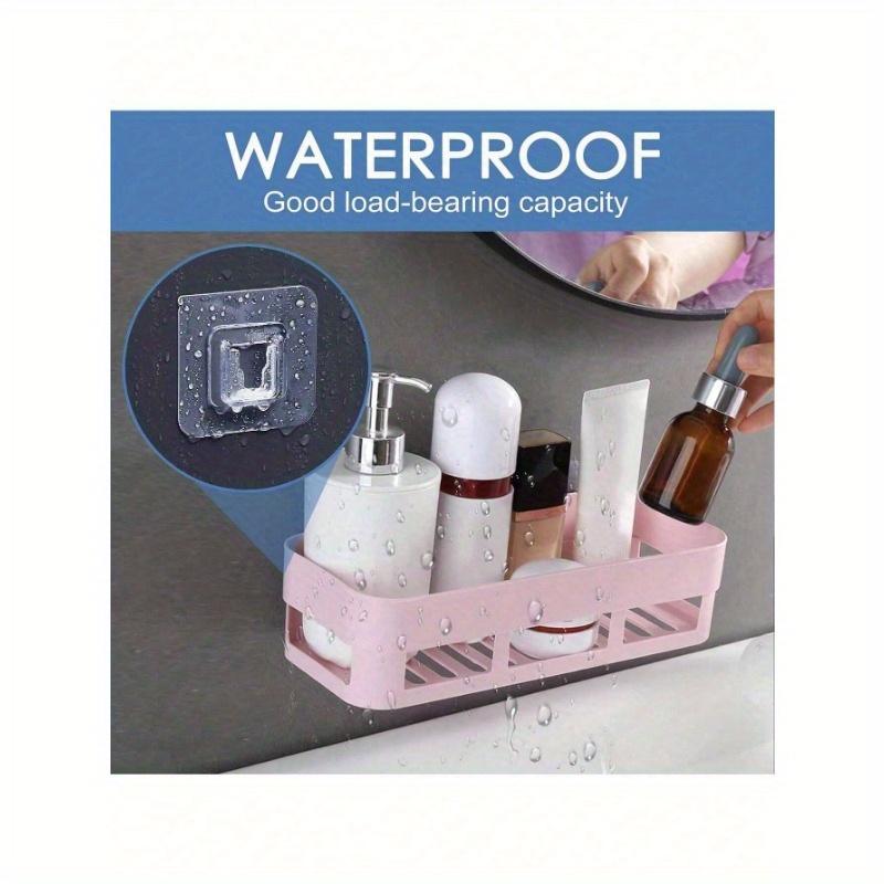 5 Pairs Clear Wall Hook, Adhesive Power Strip Rack For Household Transparent Strong Perforation-Free Storage Box Tissue Box Storage Shelf Clip Patch