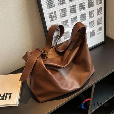 Kapacitní hladká kožená taška přes rameno Módní velkokapacitní luxusní nákupní kabelka