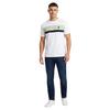 Weekend Offender Mens Crossword Chest Stripe Regular T-Shirt