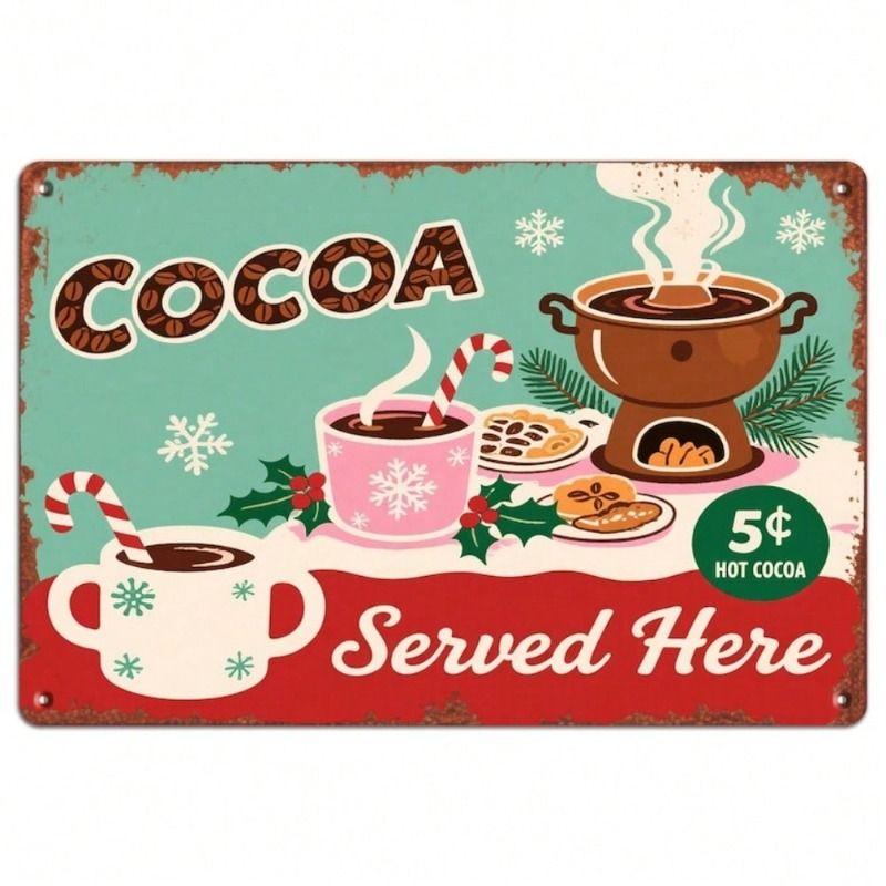 Vintage Metal Painting for Living Room Kitchen Studio Garage Wall Decor