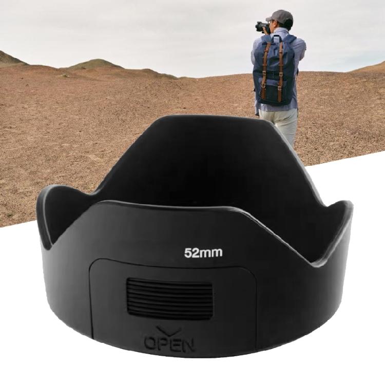 Lens Hood, Reduces Glares, Camera Lens Hood Crafted for SMC DA18-55MM F3.5-5.6AL WR Lens for Clearer Picture Accessory