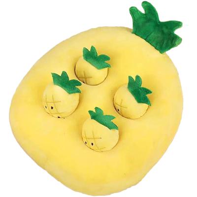 Gümüş Stil Evcil Hayvan Burun İşleme Köpek Eğitici Gizli Ödül Çiğneme Peluş Yemek Oyuncak & Oyuncak, Oyuncak, (Ananas)