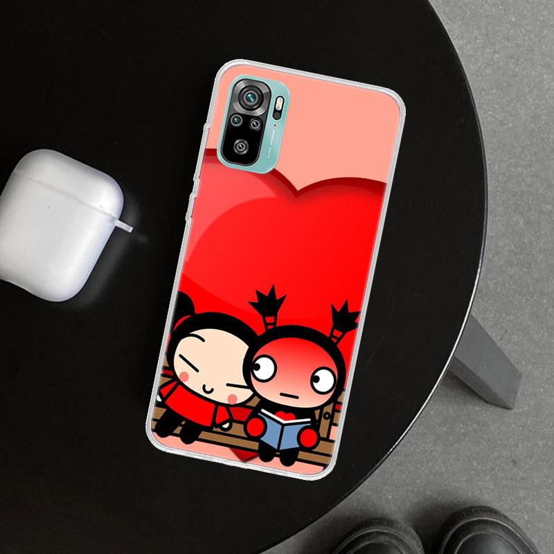 Cute Cartoon Pucca Garu Phone Case Cover for Xiaomi Redmi Note 15 14 13 12 11 Pro Plus 14S 12S 11S 11T 11E 10S 10 Customized Fun