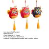 2024 Chinese New Year Dragon Plush Toy with Lanyard Tassel Dragon Mascot Doll Pendant Hanging Ornament Chinese Lunar New Year Gift