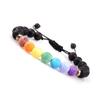High-Quality Tiger Eye & Black Agate Natural Stone Bracelet 10mm Jewelry