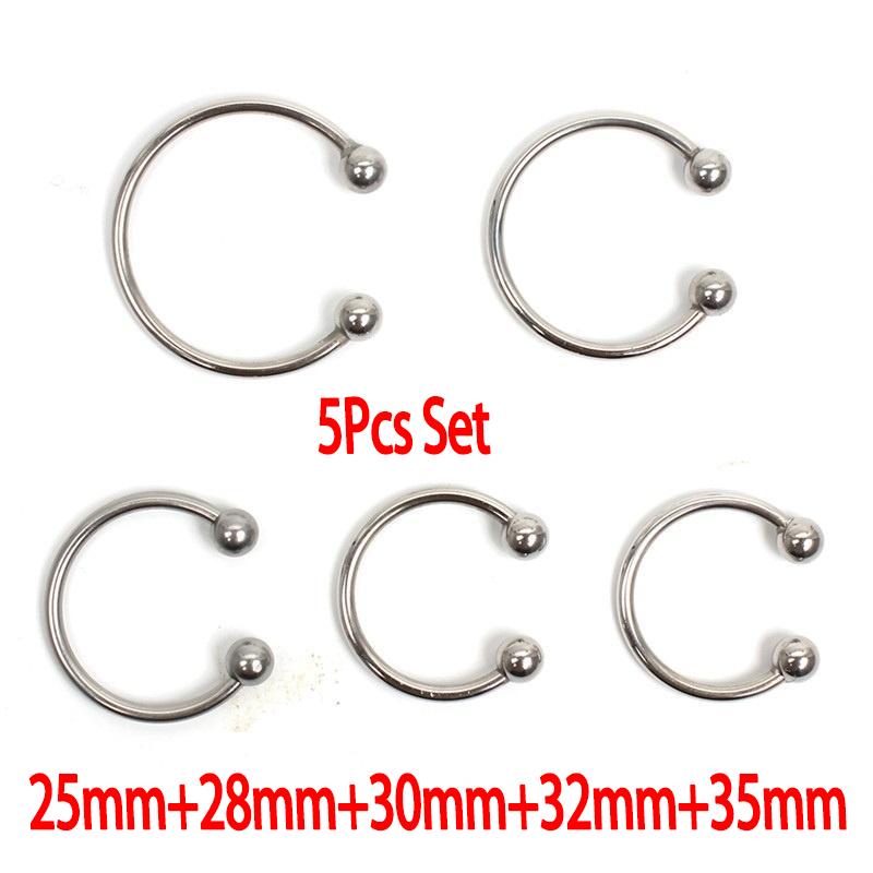 Dual Ball Stainless Steel Ring for Men