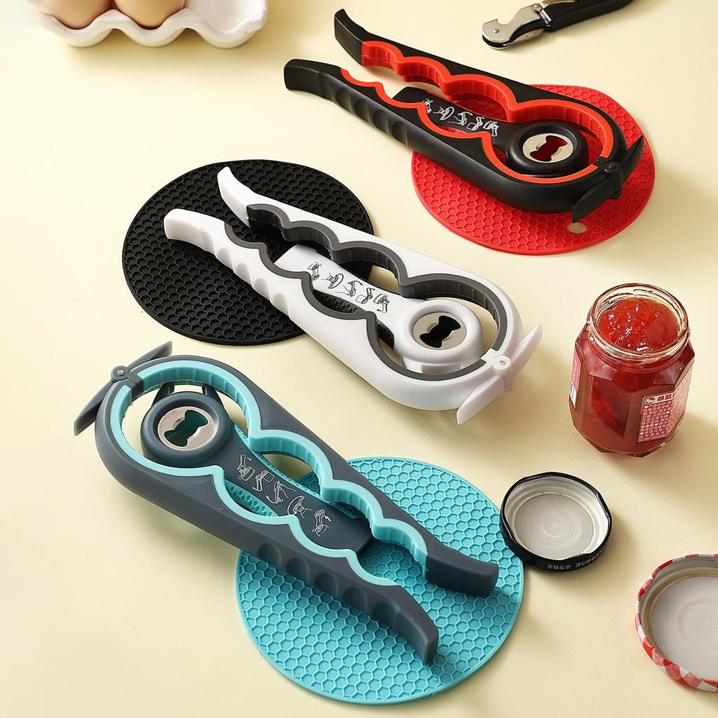 Can Opener Set 5-in-1 Beer Bottle Opener Bottle Opener Kitchen Cap Twister 4-in-1