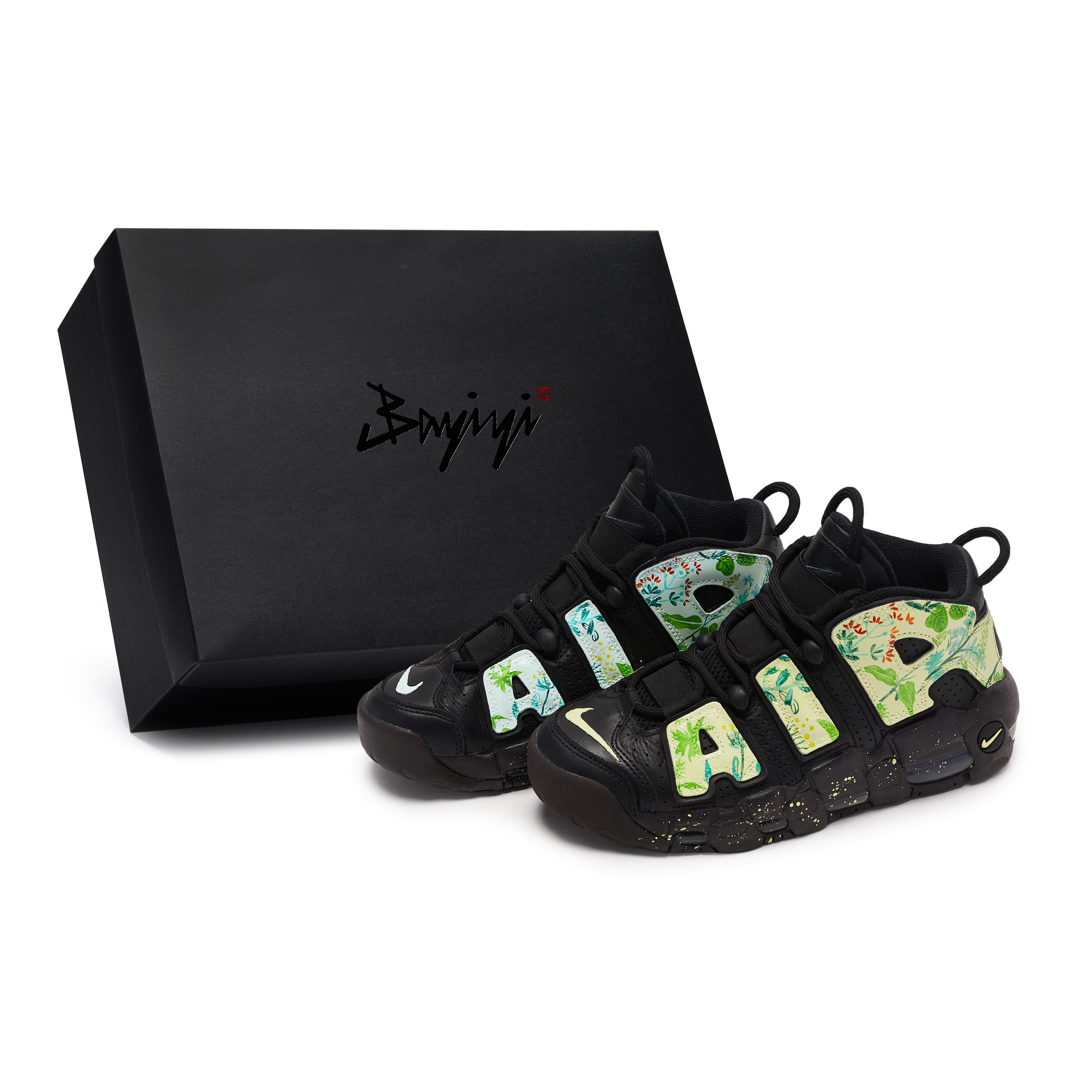 

Nike Air More Uptempo 811 Manufacturing, Spring Aroma Underfoot, Special Shoe Box Abrasion Resistant Mid top DV1137-001(Team80-S-BOX) 35.5