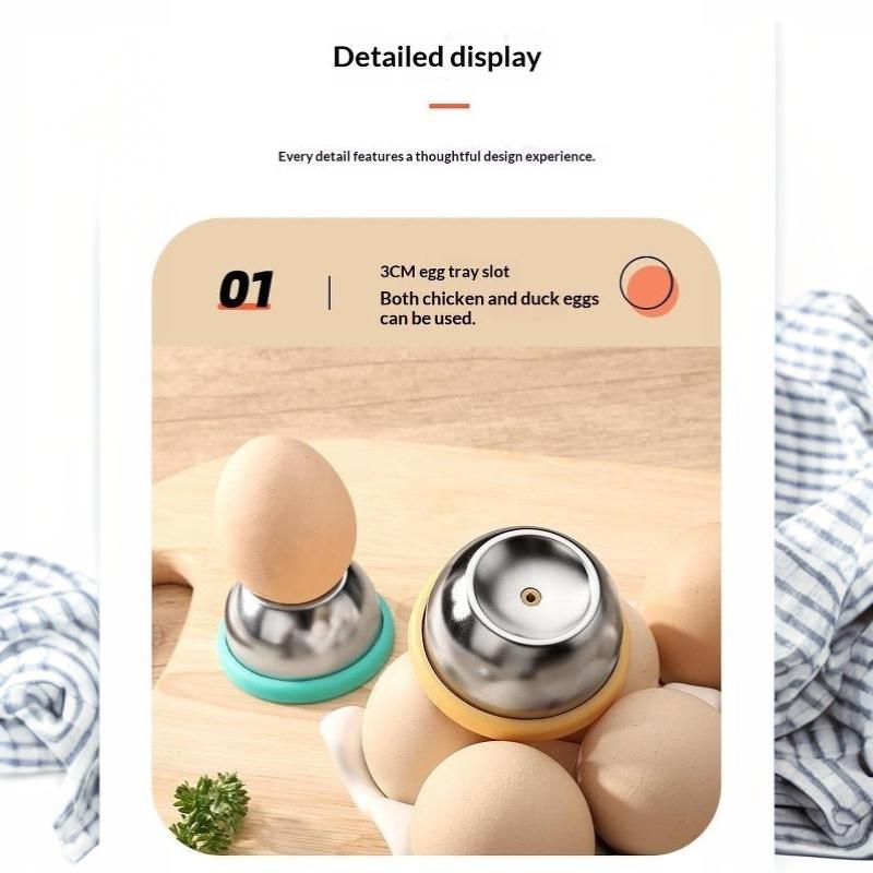 Stainless Steel Egg Puncher Sharp Rust-Resistant Pin No Mess Egg Piercer Tool for Home Kitchen Daily Cooking Breakfast