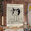 Picasso Woman Cartoon Tapestry Home Decoration hippie bohemian decoration divination Home Decor