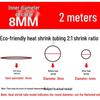 Heat Shrink Tubing Cable Protector for Charging and Fiber Optic Cables