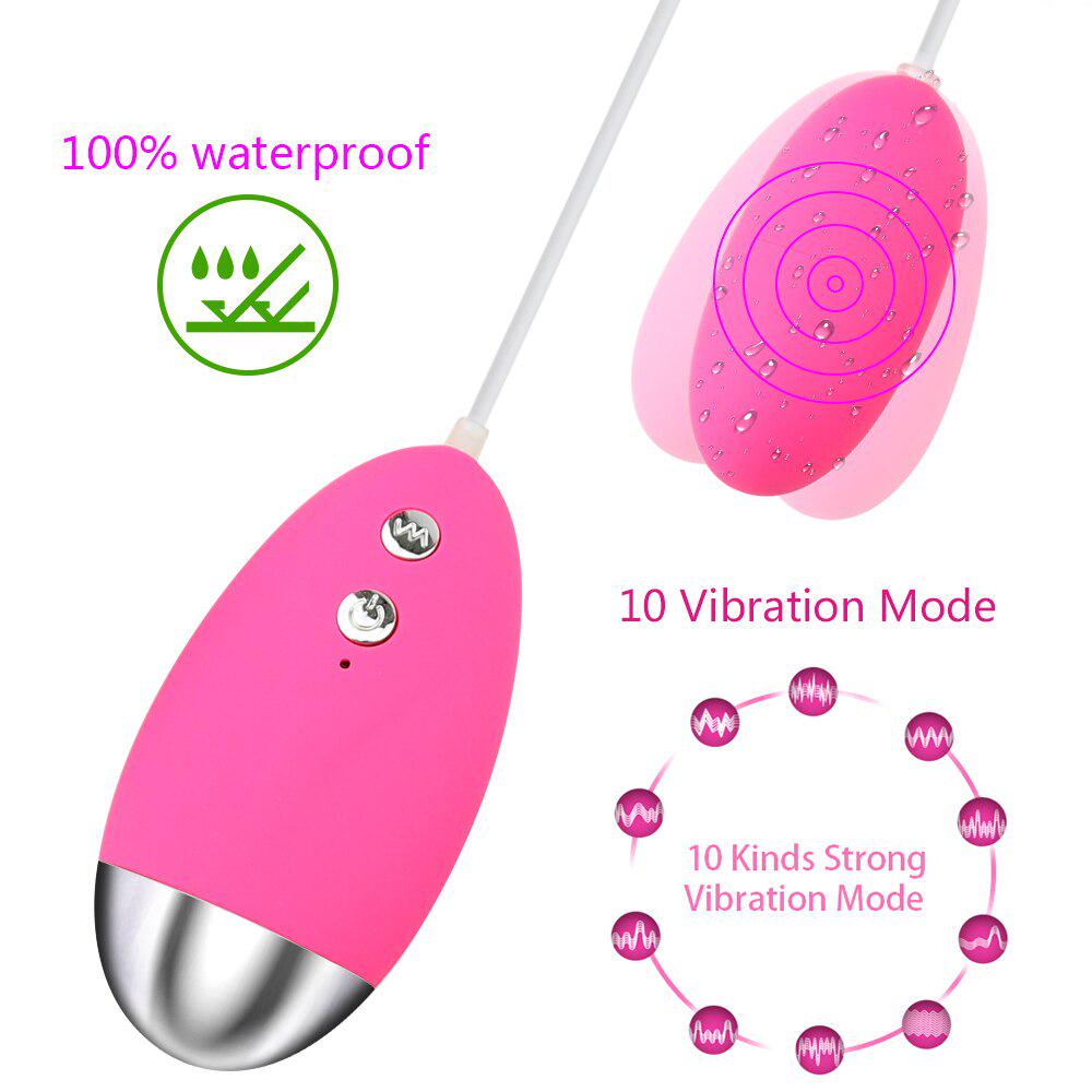 Powerful 10 Speed Vibrating Egg Sex Toys for Women Vaginal Ball G-spot Massager Remote Control