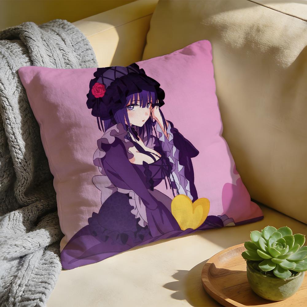 Cushion Cover Washed Linen Soft Breathable Decorative Case for Sofa Home Pillow Cover My DDress Up Darling Anime
