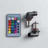 LED Remote Control Colorful Fog Light: 9005/9006 H7/H8/H11 7440/1156 for Car Reversing & Front Fog Light